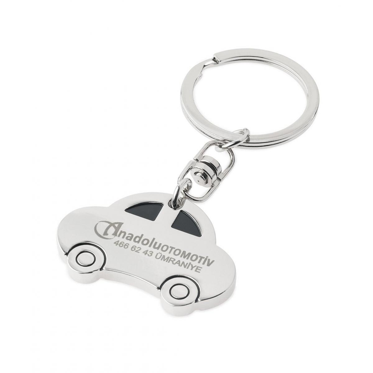 Araba Şeklinde Metal Anahtarlık