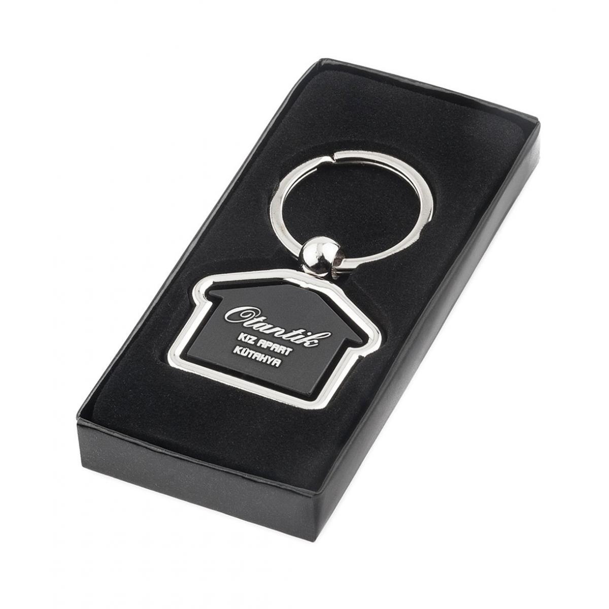 Ev Şeklinde Metal Anahtarlık - 3