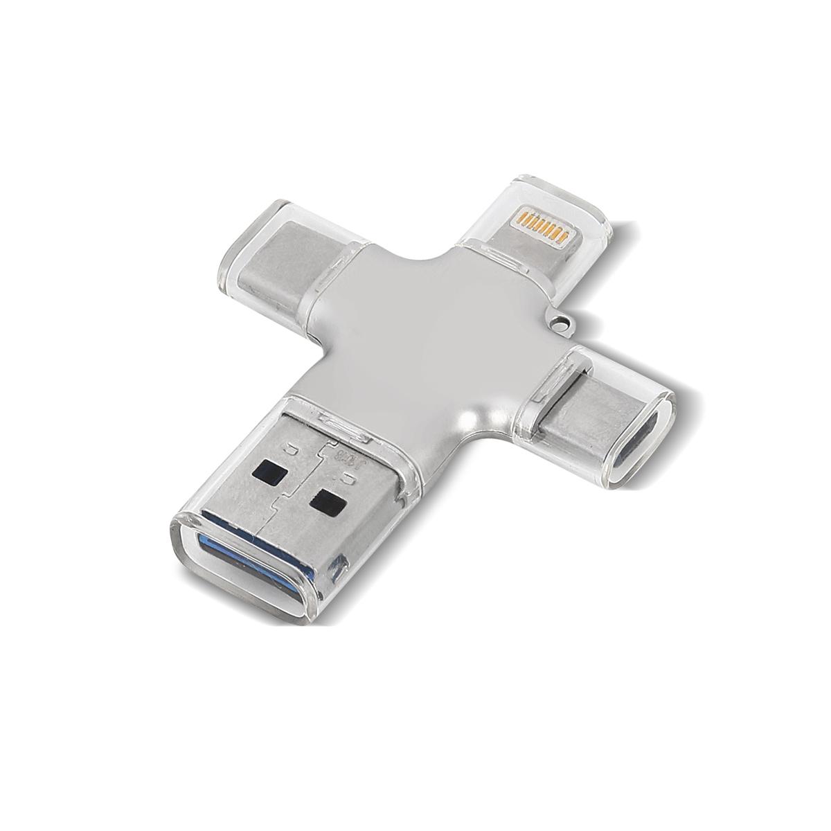 64 GB OTG 4'ü 1 Arada USB Bellek 3.0