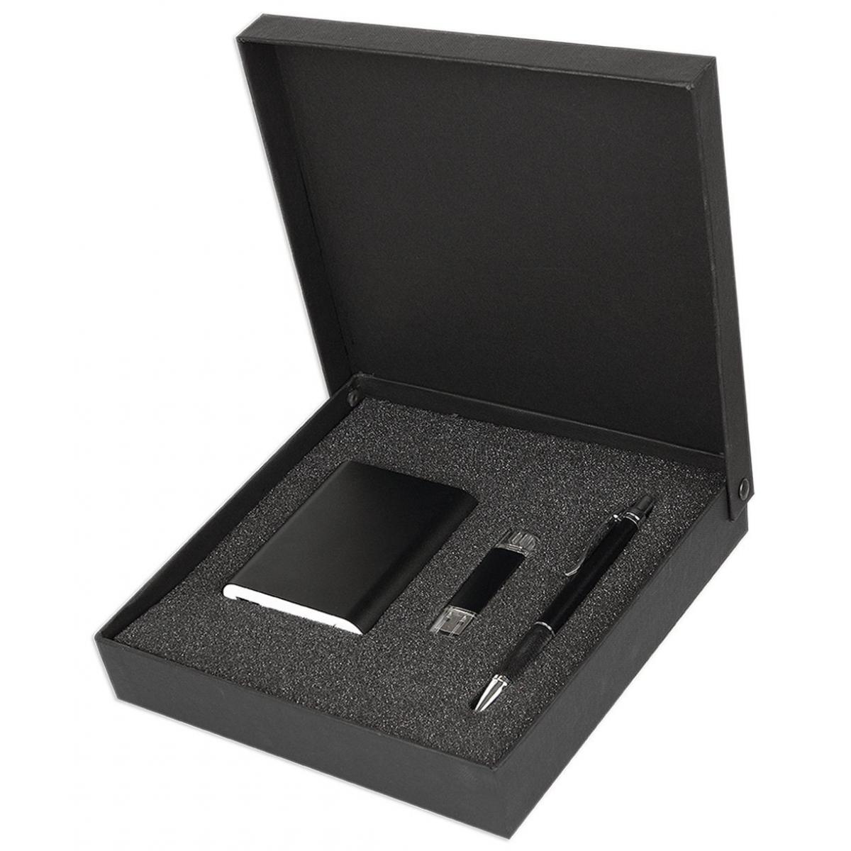 10.000 mAh Powerbank, Metal Kalem, 32gb Usb Bellek Kutulu Hediye Set - 5