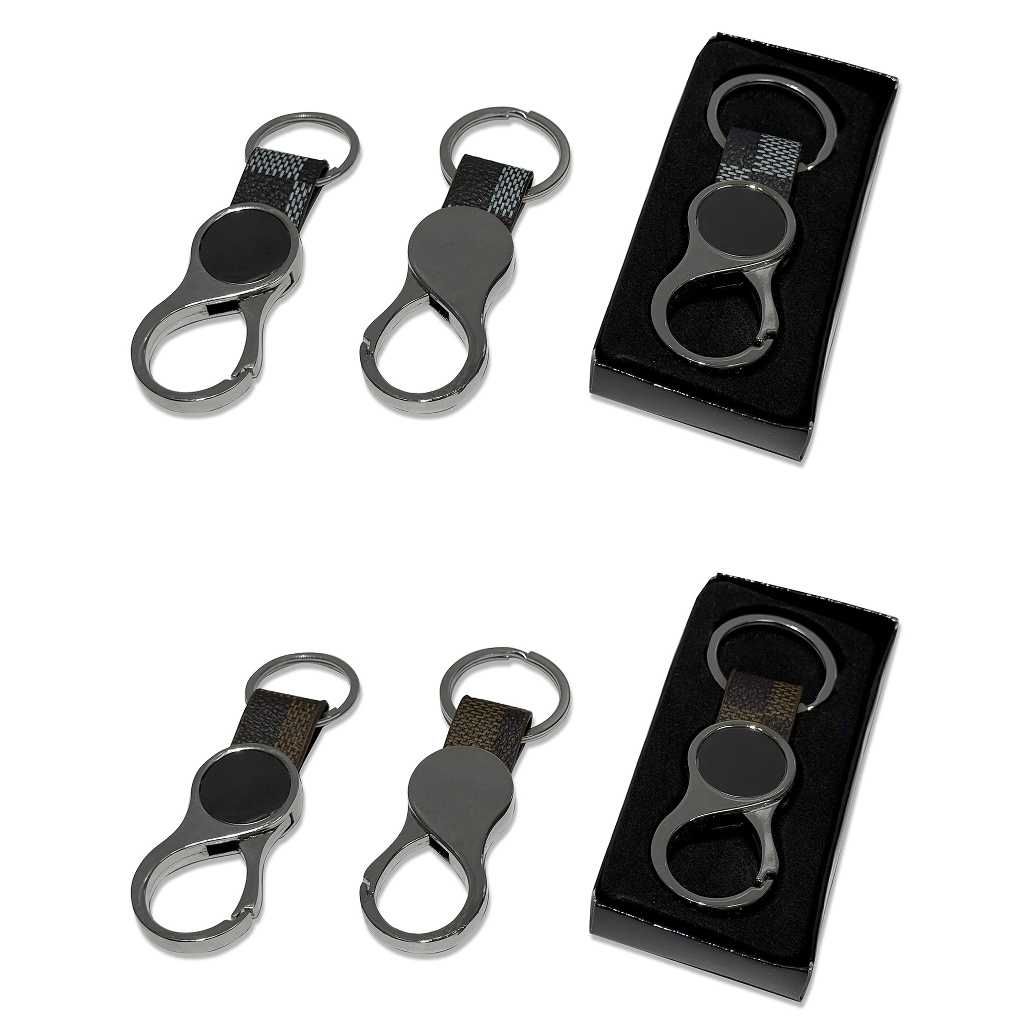 A-8 Metal Deri Anahtarlık