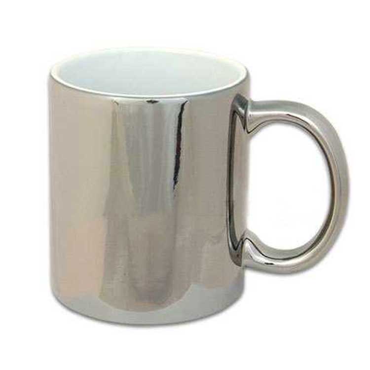 Süblimasyon Gümüş Porselen Kupa