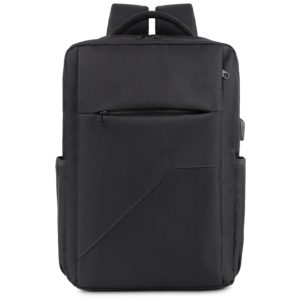 USB Özellikli Promosyon Sırt Çantası - Siyah