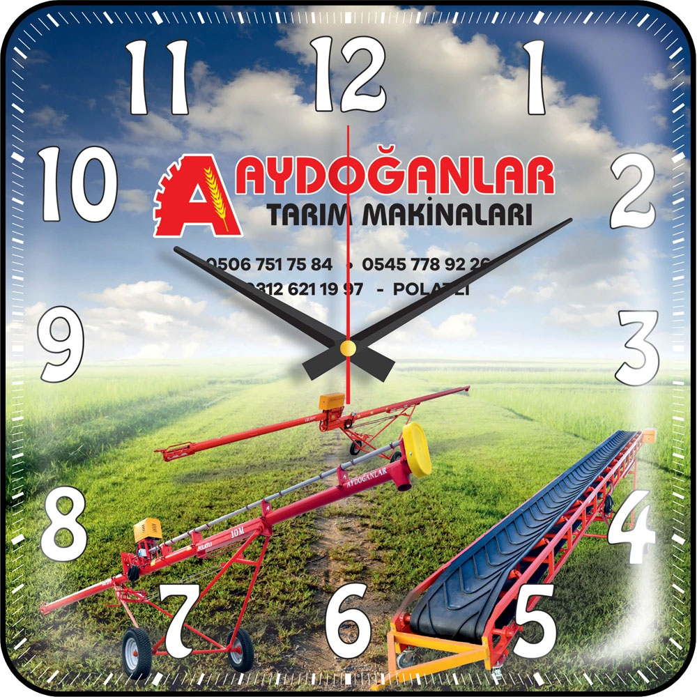 Bombe Cam Duvar Saati - 1