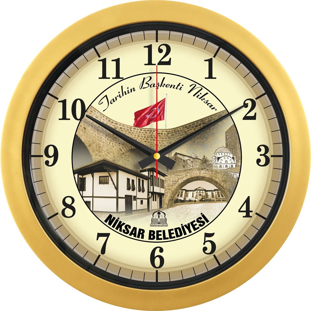 Plastik Duvar Saati - 1