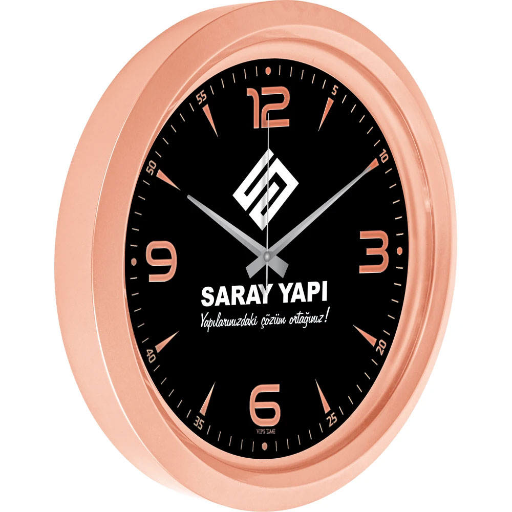 Metalize Duvar Saati - 1